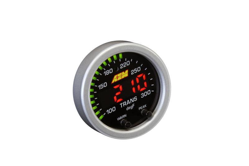 AEM X-Series Temperature 100-300F Gauge Kit (ONLY Black Bezel and Water Temp. Faceplate) AEM