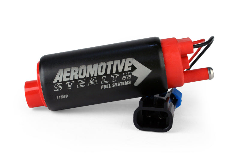 Aeromotive 340 Series Stealth In-Tank E85 Fuel Pump - Center Inlet - Offset (GM applications) Aeromotive Fuel Pumps AXOPROS