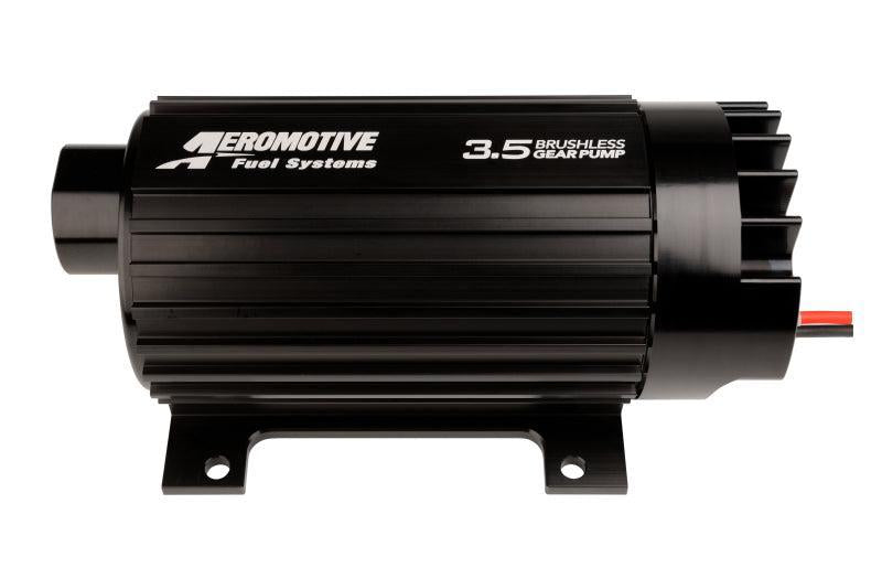 Aeromotive 3.5 Brushless Spur Gear External Fuel Pump - In-Line - 3.5gpm Aeromotive Fuel Pumps AXOPROS