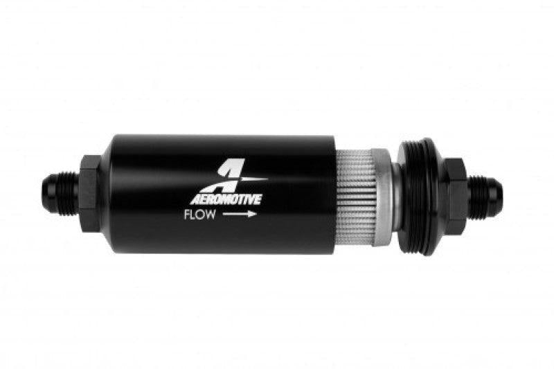 Aeromotive In-Line Filter - (AN -08 Male) 100 Micron Stainless Steel Element Aeromotive Fuel Filters AXOPROS