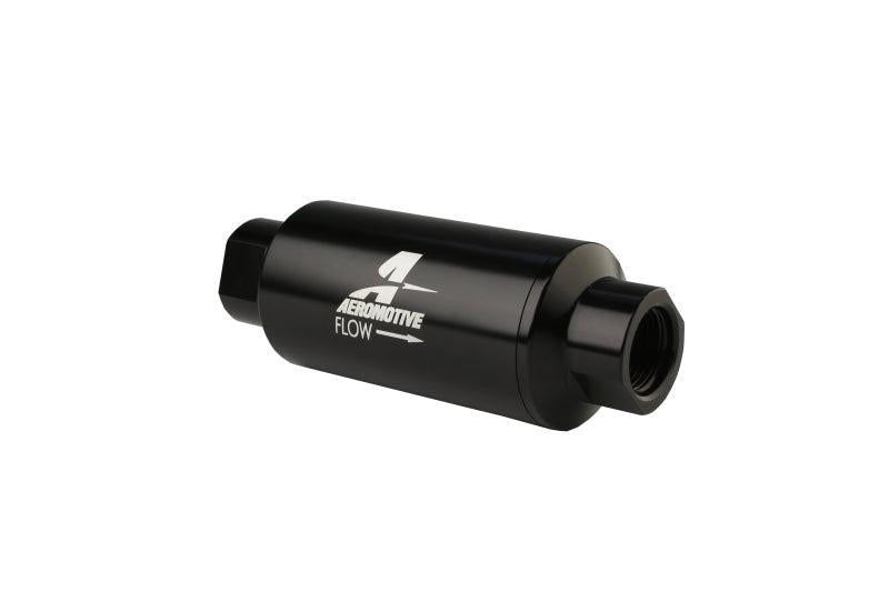 Aeromotive In-Line Filter - AN-10 - Black - 10 Micron Aeromotive Fuel Filters AXOPROS