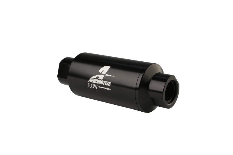 Aeromotive In-Line Filter - AN-10 - Black - 10 Micron Aeromotive Fuel Filters  AXOPROS