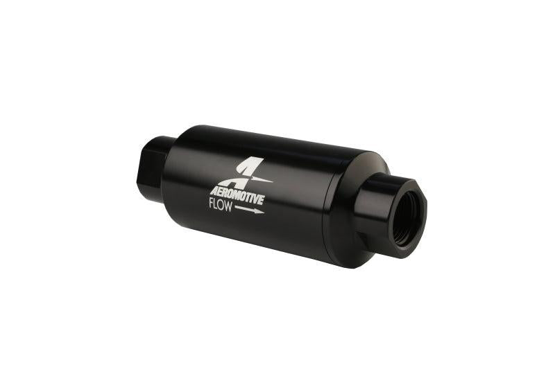 Aeromotive In-Line Filter - AN-10 - Black - 10 Micron Aeromotive Fuel Filters AXOPROS