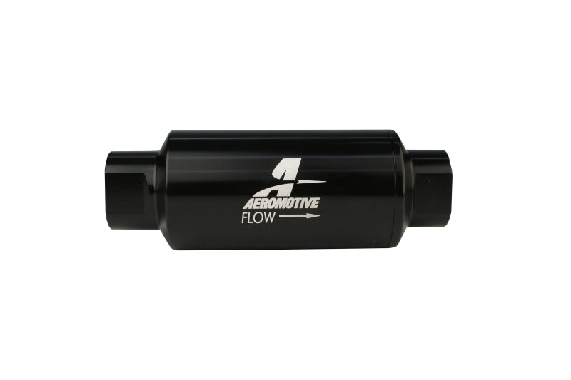 Aeromotive In-Line Filter - AN-10 - Black - 100 Micron Aeromotive Fuel Filters AXOPROS