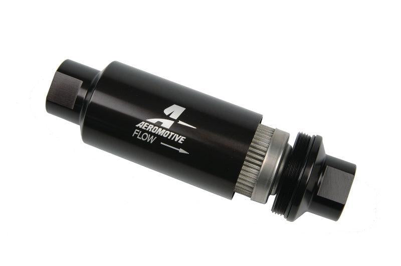 Aeromotive In-Line Filter - AN-10 - Black - 100 Micron Aeromotive Fuel Filters AXOPROS