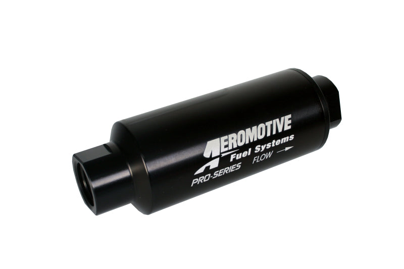 Aeromotive Pro-Series In-Line Fuel Filter - AN-12 - 100 Micron SS Element Aeromotive Fuel Filters AXOPROS