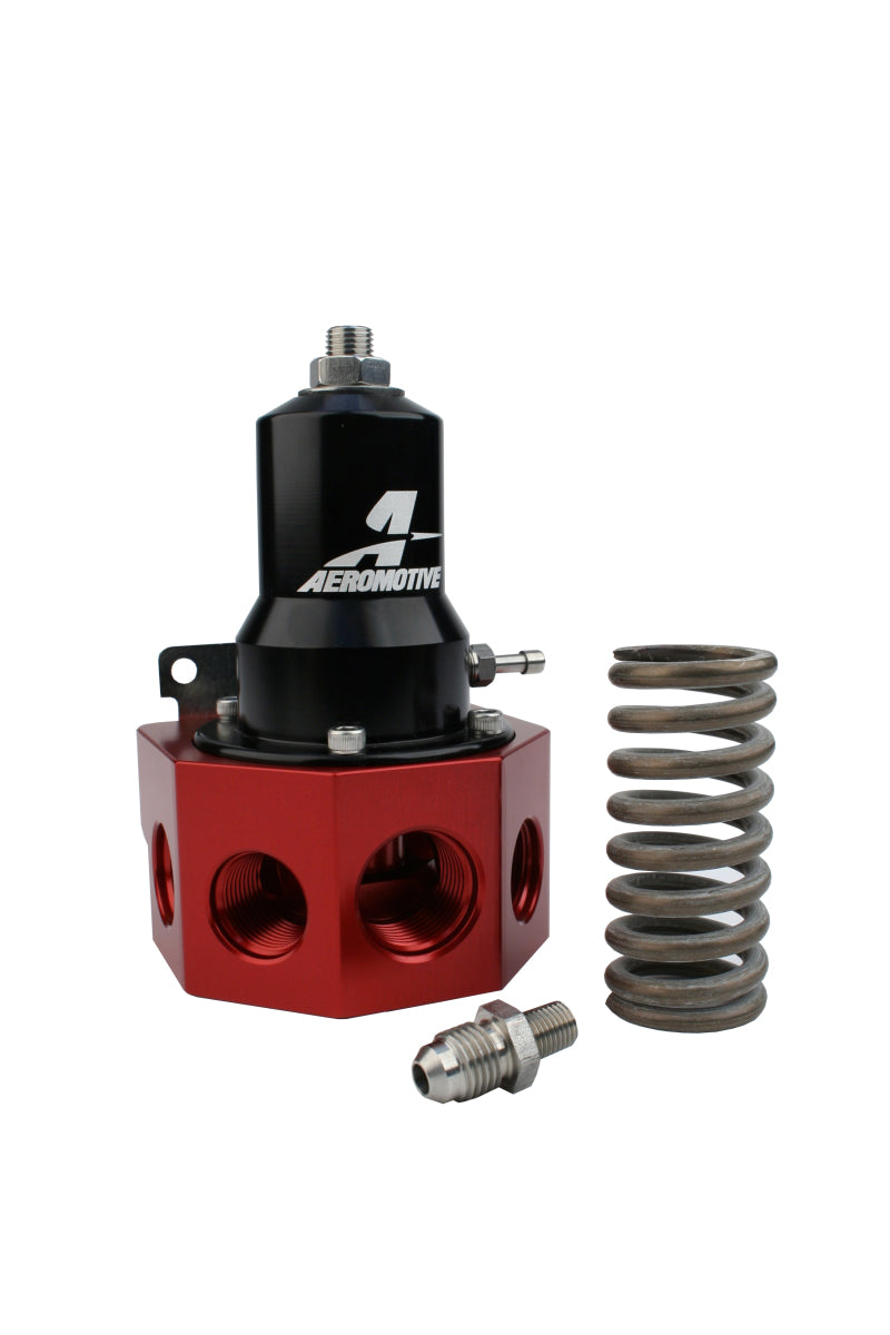 Aeromotive Regulator - 30-120 PSI - .500 Valve - 4x AN-08 and AN-10 inlets / AN-10 Bypass Aeromotive Fuel Pressure Regulators  AXOPROS