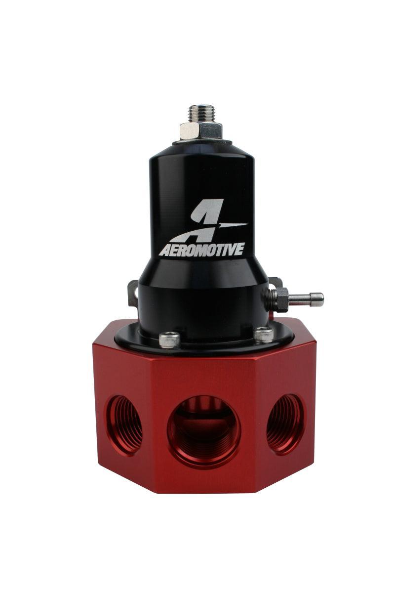 Aeromotive Regulator - 30-120 PSI - .500 Valve - 4x AN-08 and AN-10 inlets / AN-10 Bypass Aeromotive Fuel Pressure Regulators AXOPROS