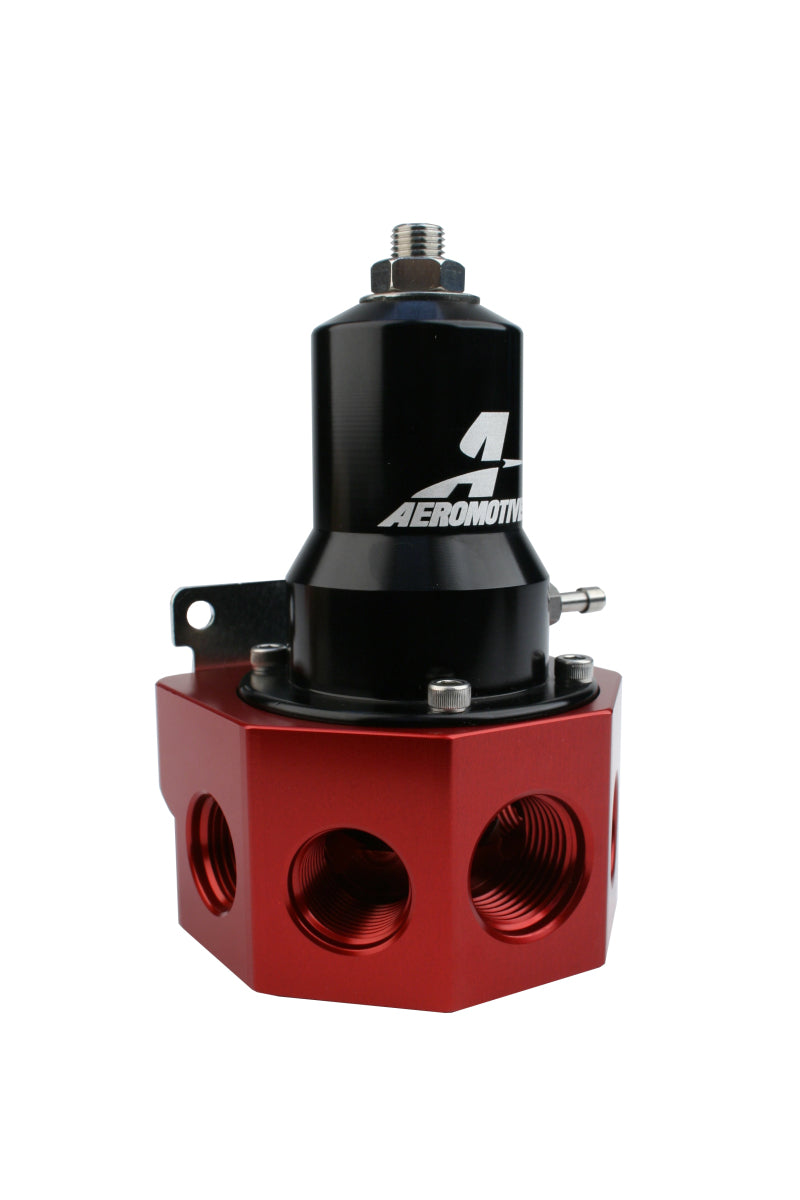 Aeromotive Regulator - 30-120 PSI - .500 Valve - 4x AN-08 and AN-10 inlets / AN-10 Bypass Aeromotive Fuel Pressure Regulators  AXOPROS
