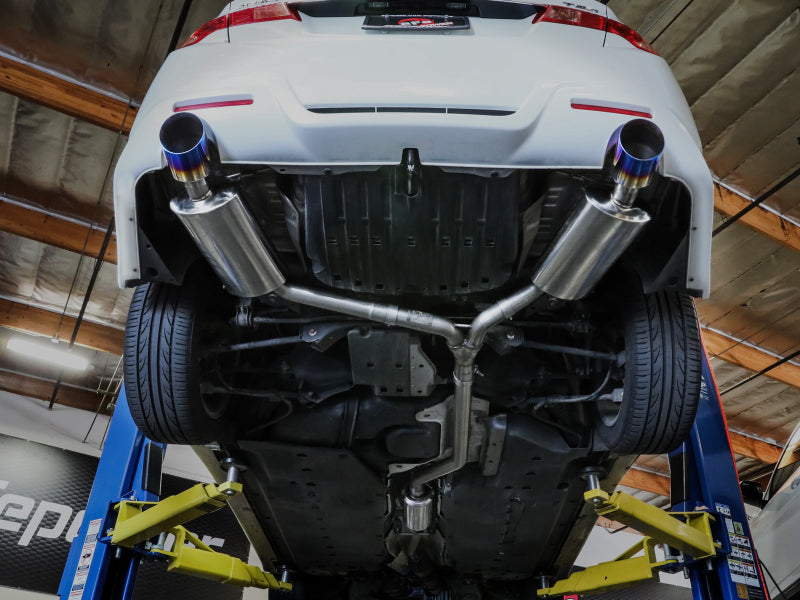 aFe 09-14 Acura TSX L4 2.4L Takeda 2-1/2in to 2-1/4in 304 SS Cat-Back Exhaust System w/BlueFlame Tip aFe Catback AXOPROS