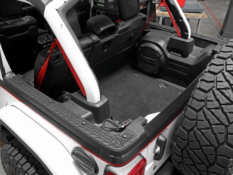 aFe 18-22 Jeep Wrangler JL (4-Door Models w/ 3-Piece Hard-Top Only) Terra Guard Tub Rail Covers aFe Hard Top Accessories AXOPROS