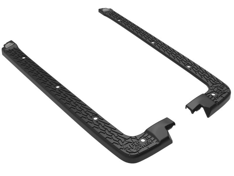 aFe 18-22 Jeep Wrangler JL (4-Door Models w/ 3-Piece Hard-Top Only) Terra Guard Tub Rail Covers aFe Hard Top Accessories AXOPROS