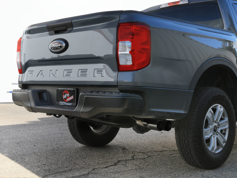 aFe 2024+ Ford Ranger L4-2.3L (t) Vulcan Series 2.5in to 3in Cat-Back Exhaust w/ Black Tip aFe Catback AXOPROS