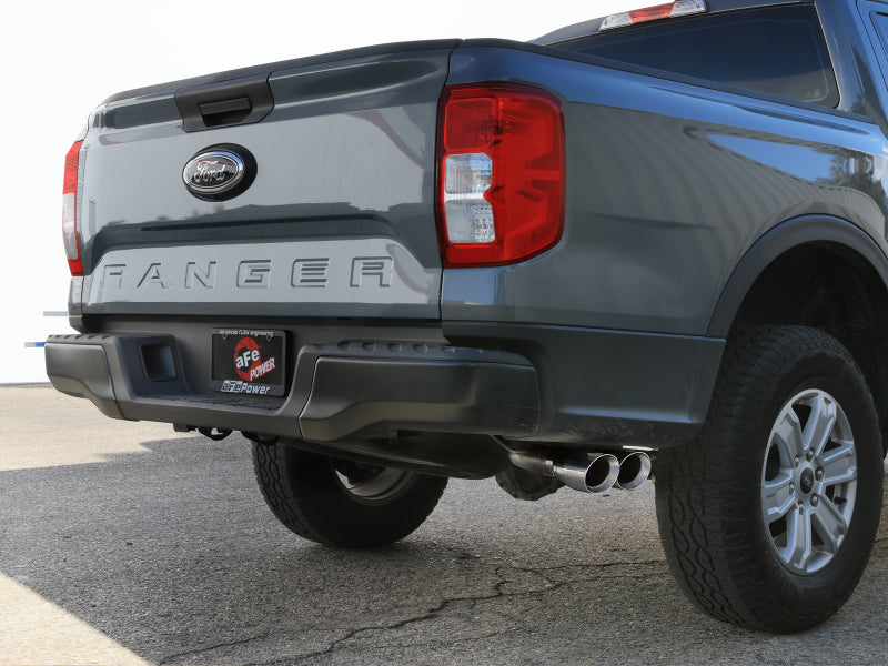 aFe 2024+ Ford Ranger L4-2.3L (t) Vulcan Series 2.5in to 3in Cat-Back Exhaust w/ Polished Tip aFe Catback AXOPROS