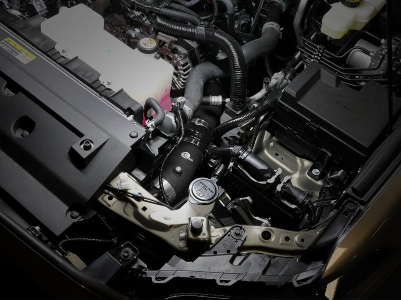 aFe 2024+ Toyota Tacoma BladeRunner  2.5in & 3in Aluminum Hot & Cold Charge Pipe Kit - Black aFe Intercoolers  AXOPROS