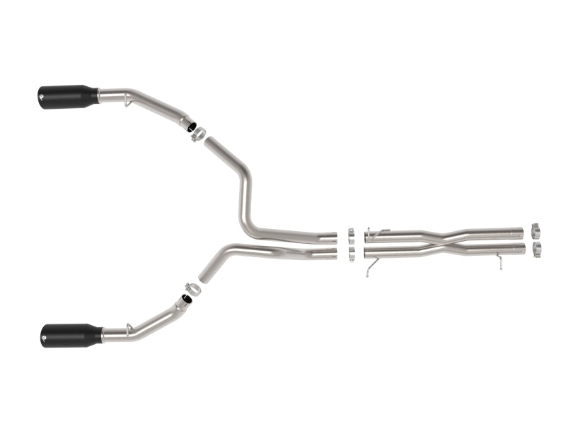 aFe 2025 Dodge RAM 1500 Vulcan Series 304 Stainless Steel Cat-Back Exhaust System w/ Black Tip aFe Catback AXOPROS