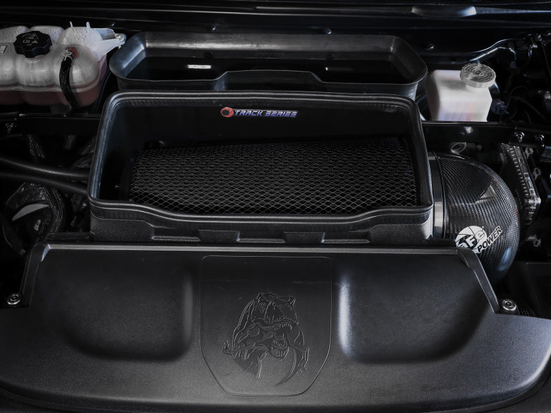 aFe 21-23 RAM 1500 TRX Track Series Carbon Fiber Cold Air Intake System w/ Pro 5R Filter aFe Cold Air Intakes  AXOPROS