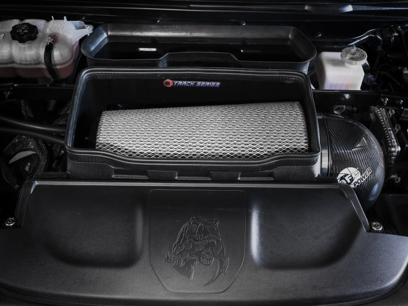 aFe 21-23 RAM 1500 TRX Track Series Carbon Fiber Cold Air Intake System w/ Pro DRY S aFe Cold Air Intakes  AXOPROS