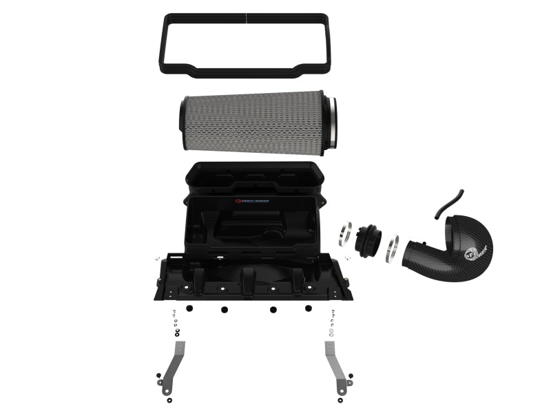 aFe 21-23 RAM 1500 TRX Track Series Carbon Fiber Cold Air Intake System w/ Pro DRY S aFe Cold Air Intakes  AXOPROS