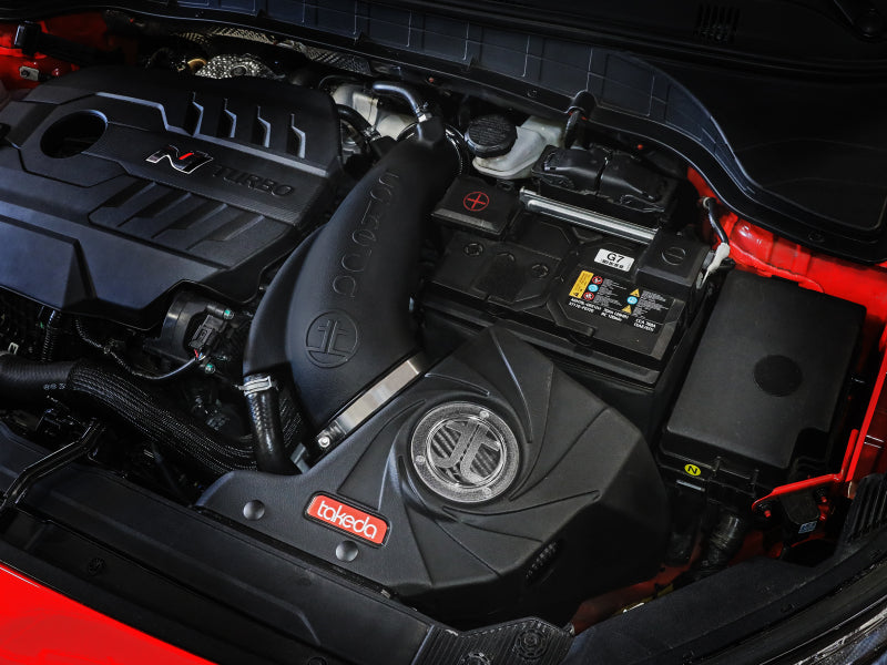 aFe 22-23 Hyundai Kona N L4 2.0L(t) Takeda Momentum Cold Air Intake System w/ Pro DRY S Filter aFe Cold Air Intakes AXOPROS