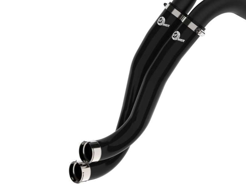 aFe 22-24 Ford Bronco Raptor V6-3.0L BladeRunner Aluminum Hot and Cold Charge Pipe Kit - Black aFe Intercoolers AXOPROS