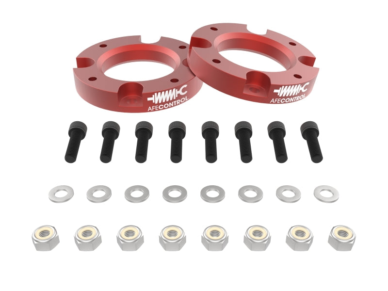 aFe 24-25 Toyota Tacoma CONTROL 1.5in Leveling Kit - Red aFe Lift Kits AXOPROS