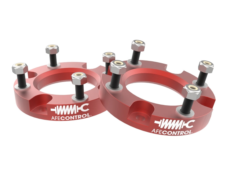 aFe 24-25 Toyota Tacoma CONTROL 1.5in Leveling Kit - Red aFe Lift Kits AXOPROS