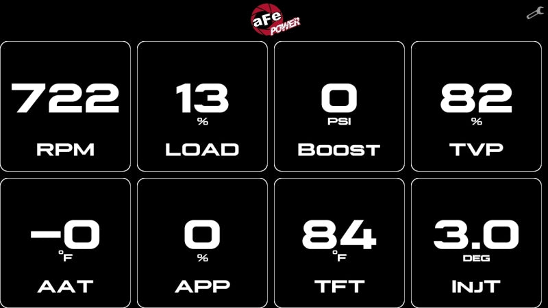 aFe AGD Advanced Gauge Display Digital 5.5in Monitor 08-18 Dodge/RAM/Ford/GM Diesel Trucks aFe Gauges AXOPROS