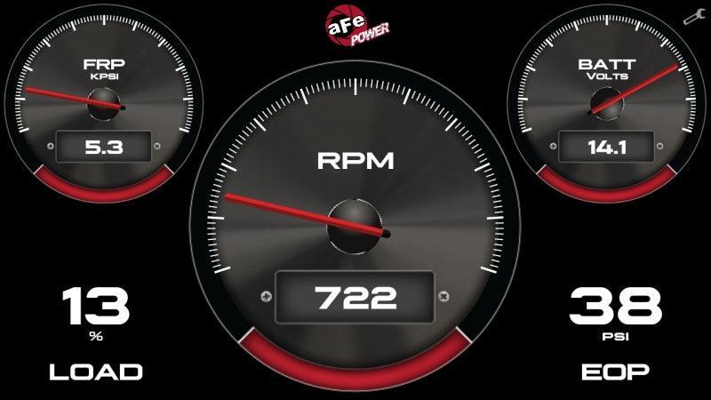 aFe AGD Advanced Gauge Display Digital 5.5in Monitor 08-18 Dodge/RAM/Ford/GM Diesel Trucks aFe Gauges AXOPROS