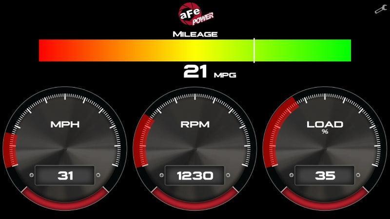aFe AGD Advanced Gauge Display Digital 5.5in Monitor 08-18 Dodge/RAM/Ford/GM Diesel Trucks aFe Gauges AXOPROS