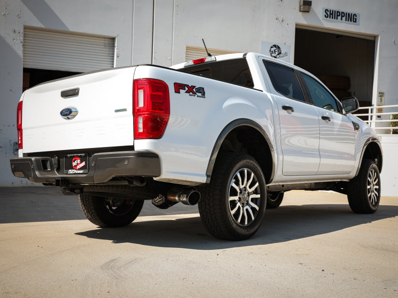 aFe Apollo GT Series 3in 409 SS Axle-Back Exhaust 2019 Ford Ranger 2.3L w/ Black Tips aFe Axle Back AXOPROS