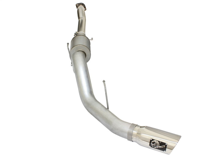 aFe Atlas Exhausts 4in Cat-Back Aluminized Steel Exhaust 2015 Ford F-150 V6 3.5L (tt) Polished Tip aFe Catback AXOPROS