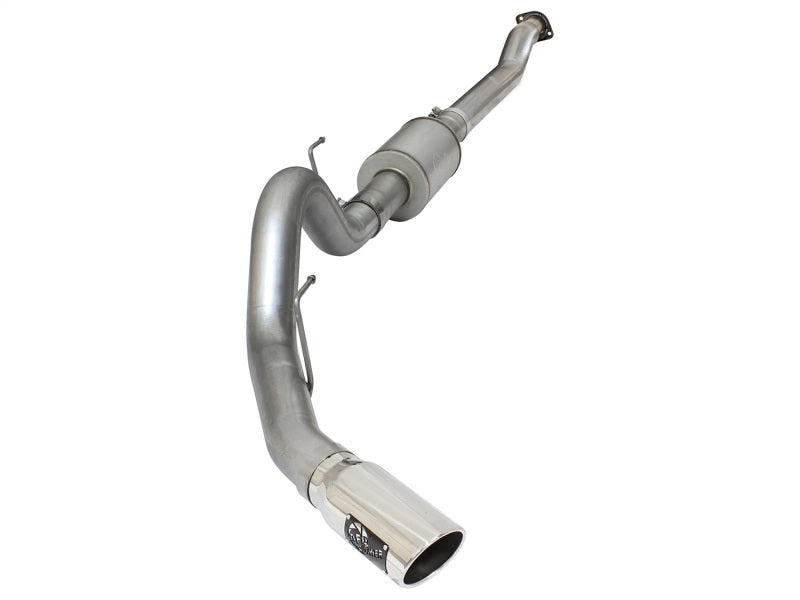 aFe Atlas Exhausts 4in Cat-Back Aluminized Steel Exhaust 2015 Ford F-150 V6 3.5L (tt) Polished Tip aFe Catback AXOPROS