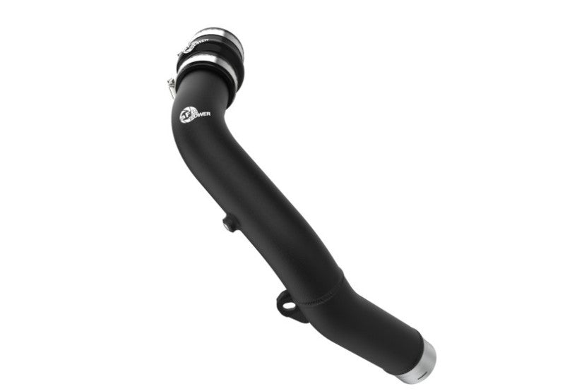 aFe BladeRunner 2-1/2 IN Aluminum Hot Charge Pipe Black 22-23 Subaru WRX H4-2.4L (t) aFe Intercoolers AXOPROS