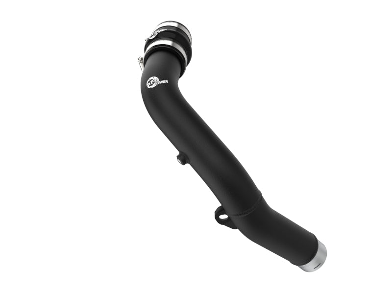 aFe BladeRunner 2-1/2 IN Aluminum Hot Charge Pipe Black 22-23 Subaru WRX H4-2.4L (t) aFe Intercoolers AXOPROS
