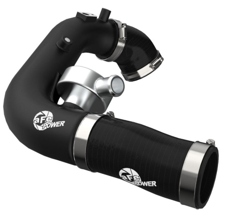 aFe BladeRunner 2 1/2in Intercooler Hot Side Charge Pipe 18-21 Jeep Wrangler JL L4-2.0L (t) - Black aFe Intercoolers  AXOPROS