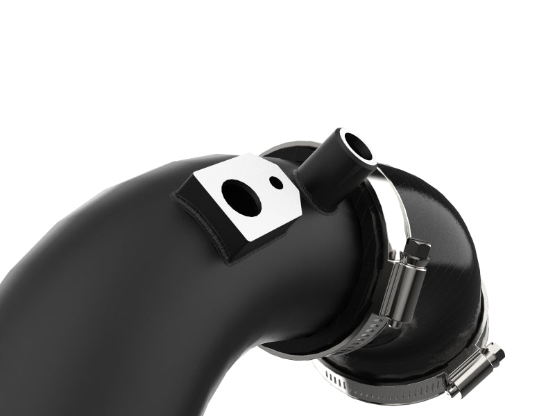 aFe BladeRunner 2 1/2in Intercooler Hot Side Charge Pipe 18-21 Jeep Wrangler JL L4-2.0L (t) - Black aFe Intercoolers  AXOPROS