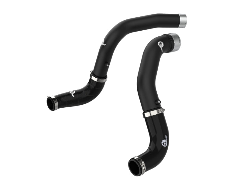 aFe BladeRunner Black 3in Intercooler Hot & Cold Side Pipe Kit 20-21 Jeep Wrangler V6-3.0L (td) aFe Intercoolers  AXOPROS