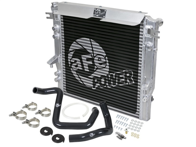 aFe BladeRunner GT Series Bar and Plate Radiator w/ Black Hoses 12-18 Jeep Wrangler (JK) V6 3.6L aFe Radiators  AXOPROS
