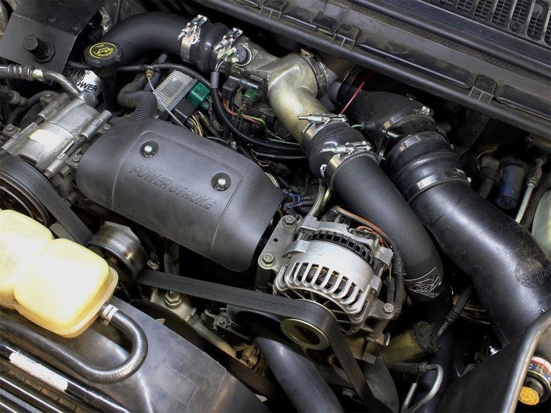 aFe Bladerunner Intercoolers I/C Tube 3in Hot/Cold Ford F-250/F-350 99-03 V8-7.3L - Black aFe Intercoolers  AXOPROS