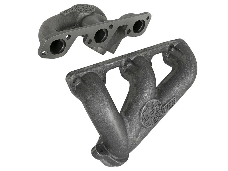 aFe BladeRunner Ported Ductile Iron Exhaust Manifold 07-11 Jeep Wrangler (JK) V6-3.8L aFe Headers & Manifolds AXOPROS