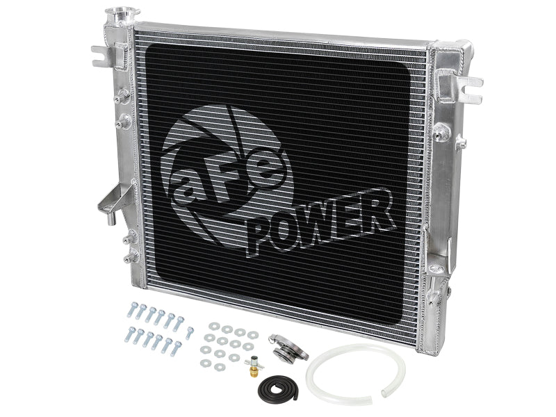 aFe BladeRunner Street Series Tube & Fin Aluminum Radiator 07-18 Jeep Wrangler (JK) V6-3.6L/3.8L aFe Radiators  AXOPROS