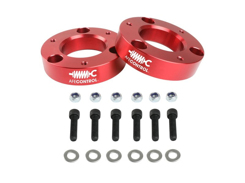 aFe CONTROL 2.0 IN Leveling Kit 07-21 GM 1500 - Red aFe Leveling Kits  AXOPROS