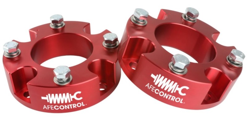 aFe CONTROL 2.0 IN Leveling Kit 07-21 Toyota Tundra - Red aFe Leveling Kits AXOPROS