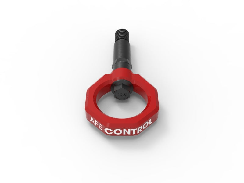 aFe Control Rear Tow Hook Red 20-21 Toyota GR Supra (A90) aFe Other Body Components AXOPROS