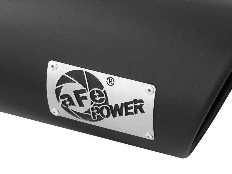 aFe Diesel Exhaust Tip Bolt On Black 5in Inlet x 6in Outlet x 12in Long aFe Catback AXOPROS