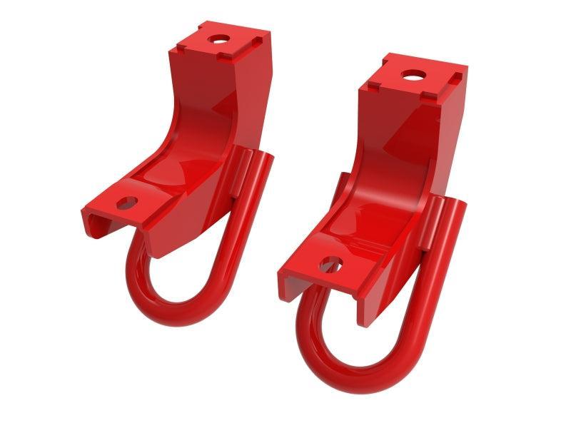 aFe Front Tow Hook Red 2022 Toyota Tundra 3.5L V6 aFe Other Body Components AXOPROS