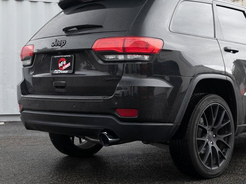 aFe Large Bore HD 3in 304 SS Cat-Back Exhaust w/ Black Tips 14-19 Jeep Grand Cherokee (WK2) V6-3.6L aFe Catback AXOPROS