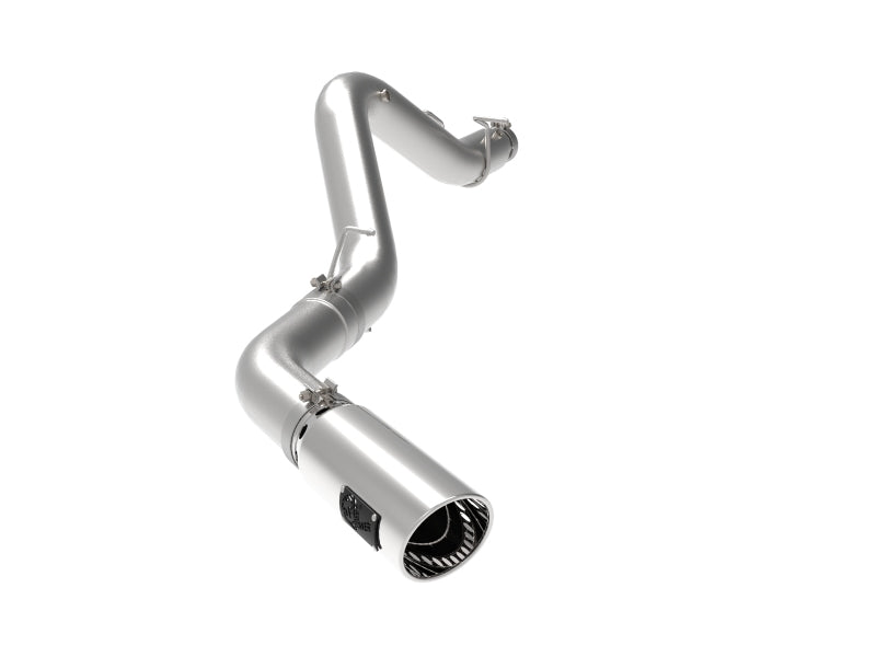 aFe Large Bore-HD 5 IN 409 SS DPF-Back Exhaust System w/Polished Tip 20-23 GM Truck V8-6.6L aFe Catback AXOPROS