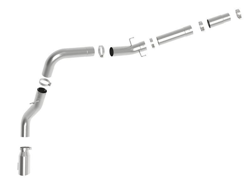 aFe LARGE BORE HD 5in 409-SS DPF-Back Exhaust w/Pol Tip 19-20 Ram Diesel Trucks L6-6.7L (td) aFe DPF Back  AXOPROS
